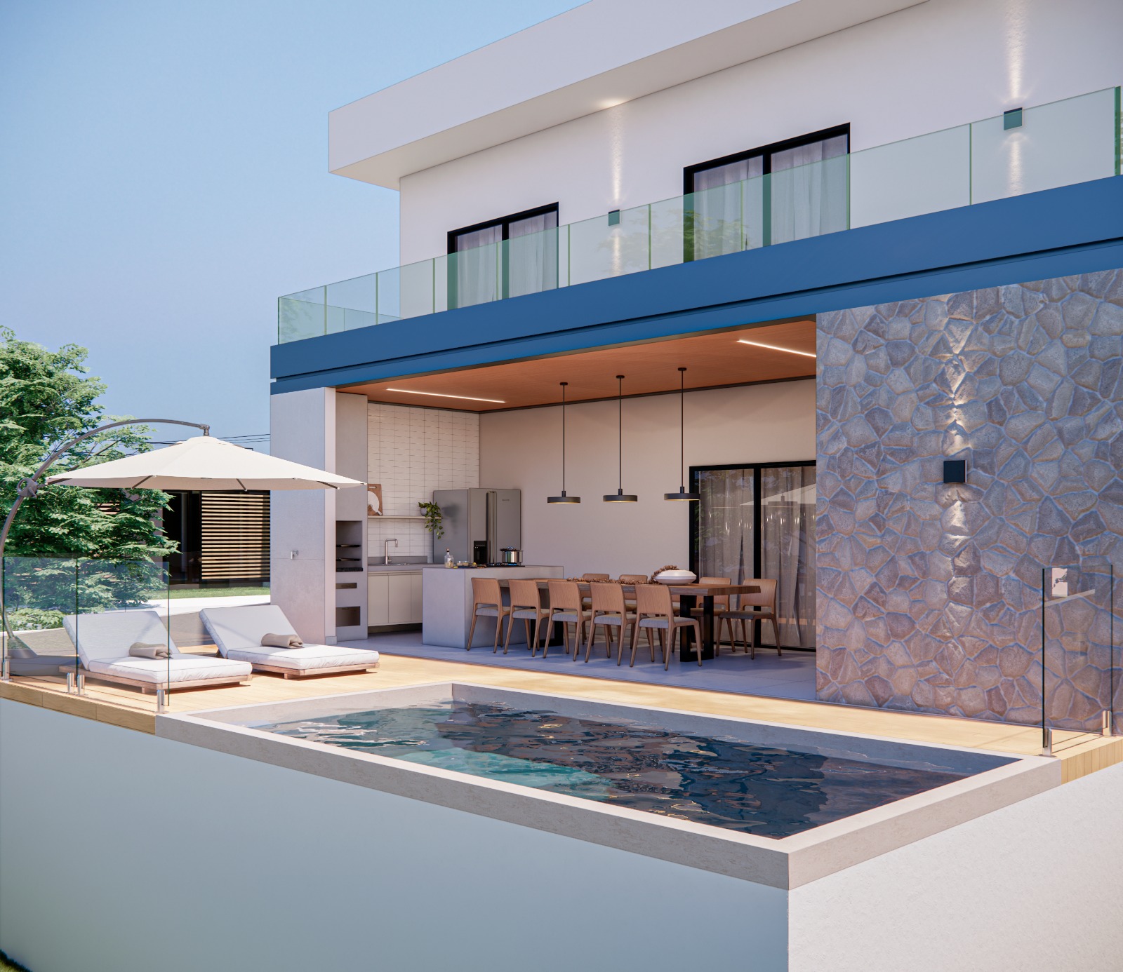 Casa Arezzo — foto 6 da casa de alto padrão da Lapa Construtora em Gran Park Toscana · Vespasiano